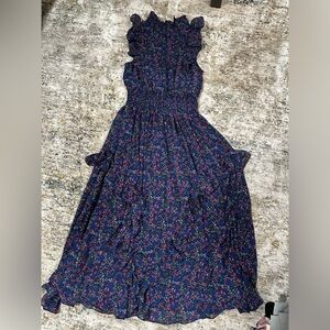 Lulus Long Ruffle Dress